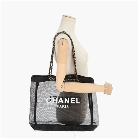 chanel bag with pearls|chanel mesh tote bag.